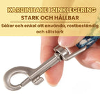 Reflexfit Blommönstrad  Koppel Säker och enkel att använda, rostbeständig och slitstark Djurslottet