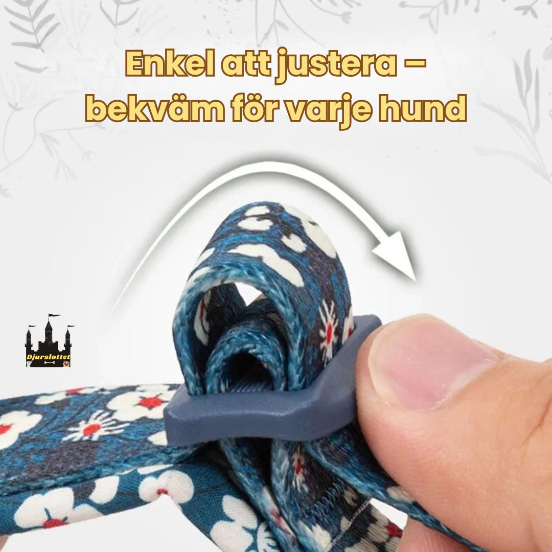Reflexfit Blommönstrat Hundhalsband Enkel att justera – bekväm för varje hund - Djurslottet