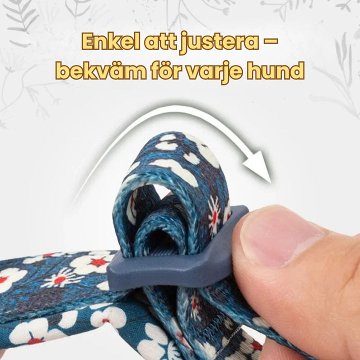 Reflexfit Blommönstrat Hundhalsband Enkel att justera – bekväm för varje hund Djurslottet
