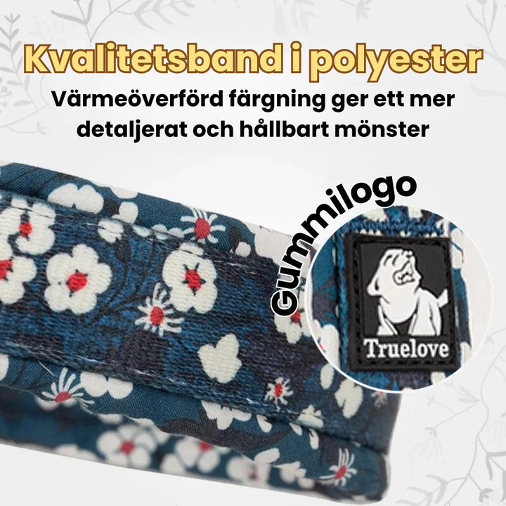 Reflexfit Blommönstrat Hundhalsband Kvalitetsband i polyester Djurslottet