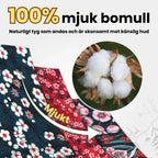 Reflexfit Blommönstrat Hundhalsband Naturligt tyg som andas och är skonsamt mot känslig hud Djurslottet