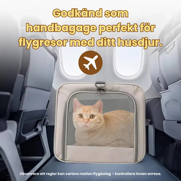 Rullväska för husdjur Godkänd som handbagage perfekt för flygresor med ditt husdjur Djurslottet