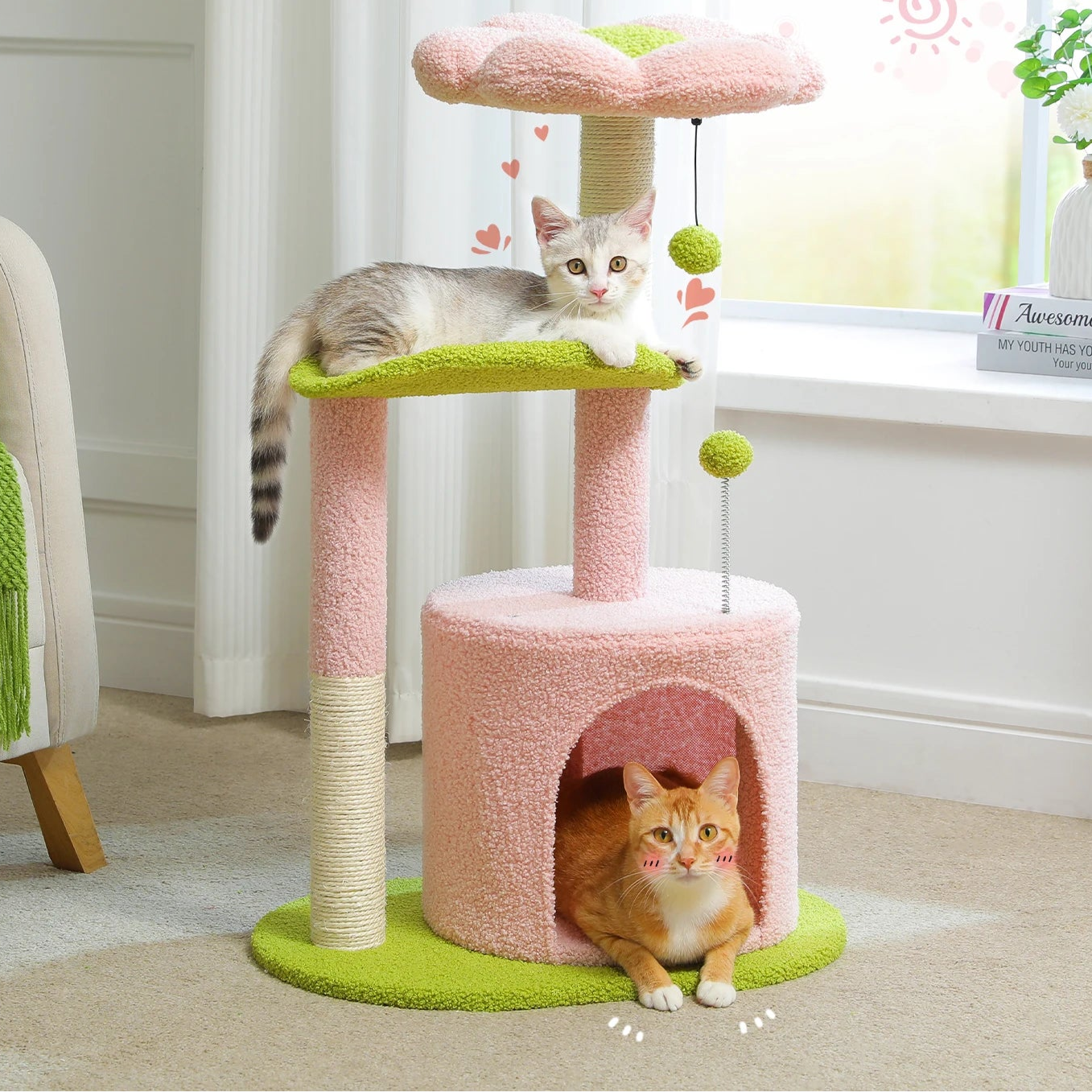 FlowerTree Klätterträd - Djurslottet