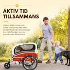 SEPNINE Cykelvagn 2 i 1 för Hund aktiv tid tillsammans - Djurslottet