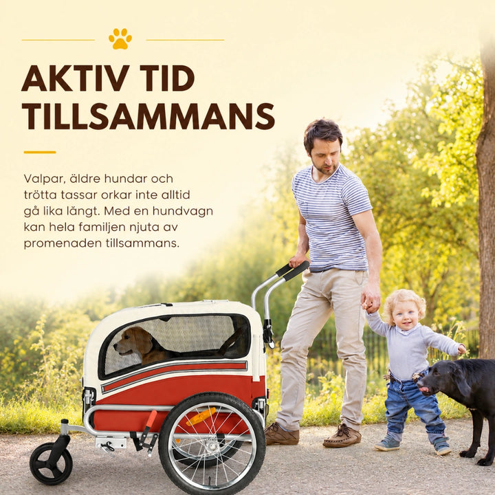 SEPNINE Cykelvagn 2 i 1 för Hund aktiv tid tillsammans - Djurslottet