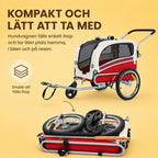 SEPNINE Cykelvagn 2 i 1 för Hund kompakt - Djurslottet