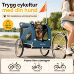 SEPNINE Cykelvagn XL trygg cykeltur med hund - Djurslottet