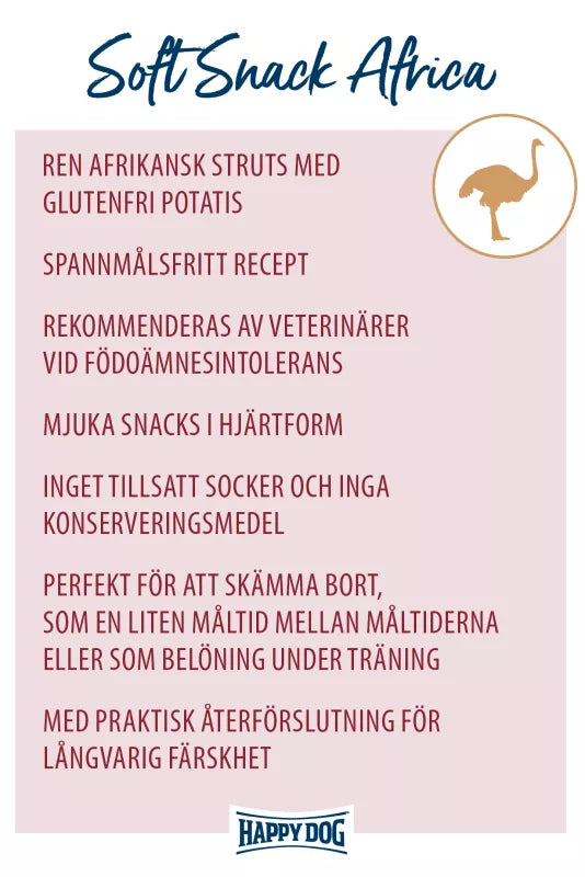 Happy Dog Soft Snack Africa - Djurslottet
