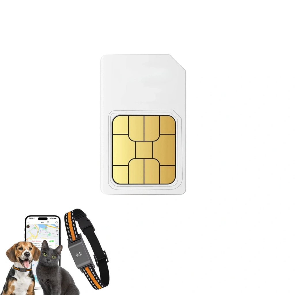 SIM-kort för GPS Halsband för Husdjur -Djurslottet