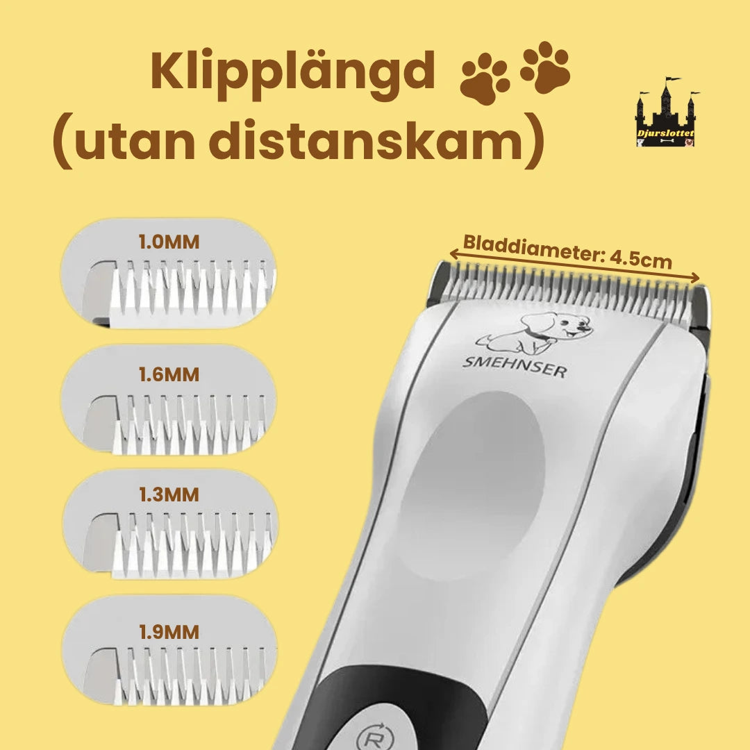 SMEHNSER T2B Djurtrimmer Klipplängd - Djurslottet