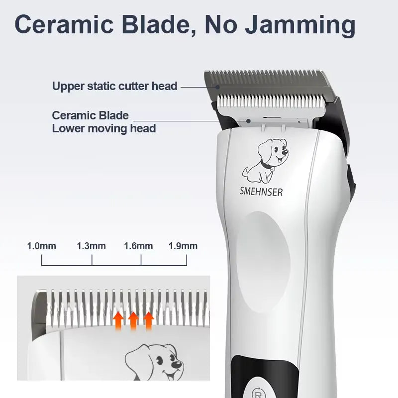 SMEHNSER T2B Djurtrimmer keramisk blad