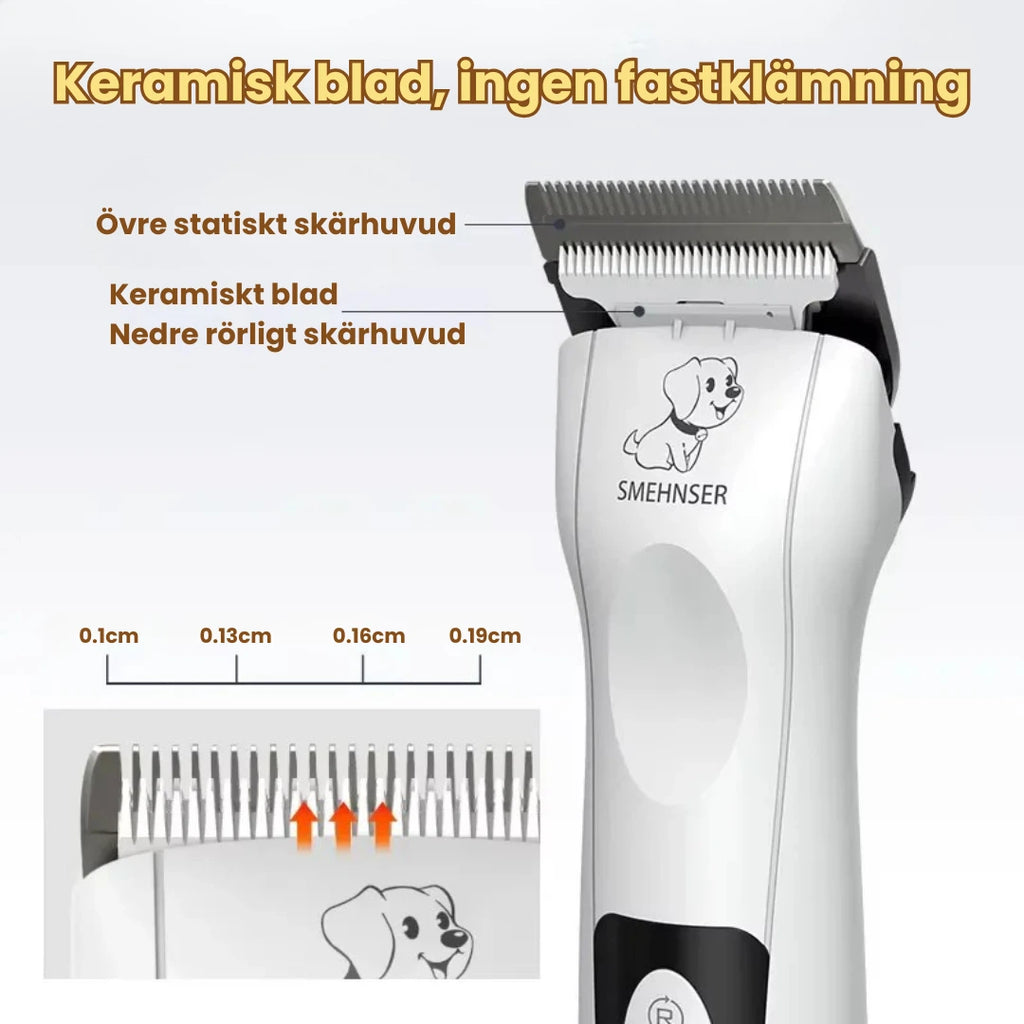 SMEHNSER T2B Djurtrimmer keramisk blad - Djurslottet