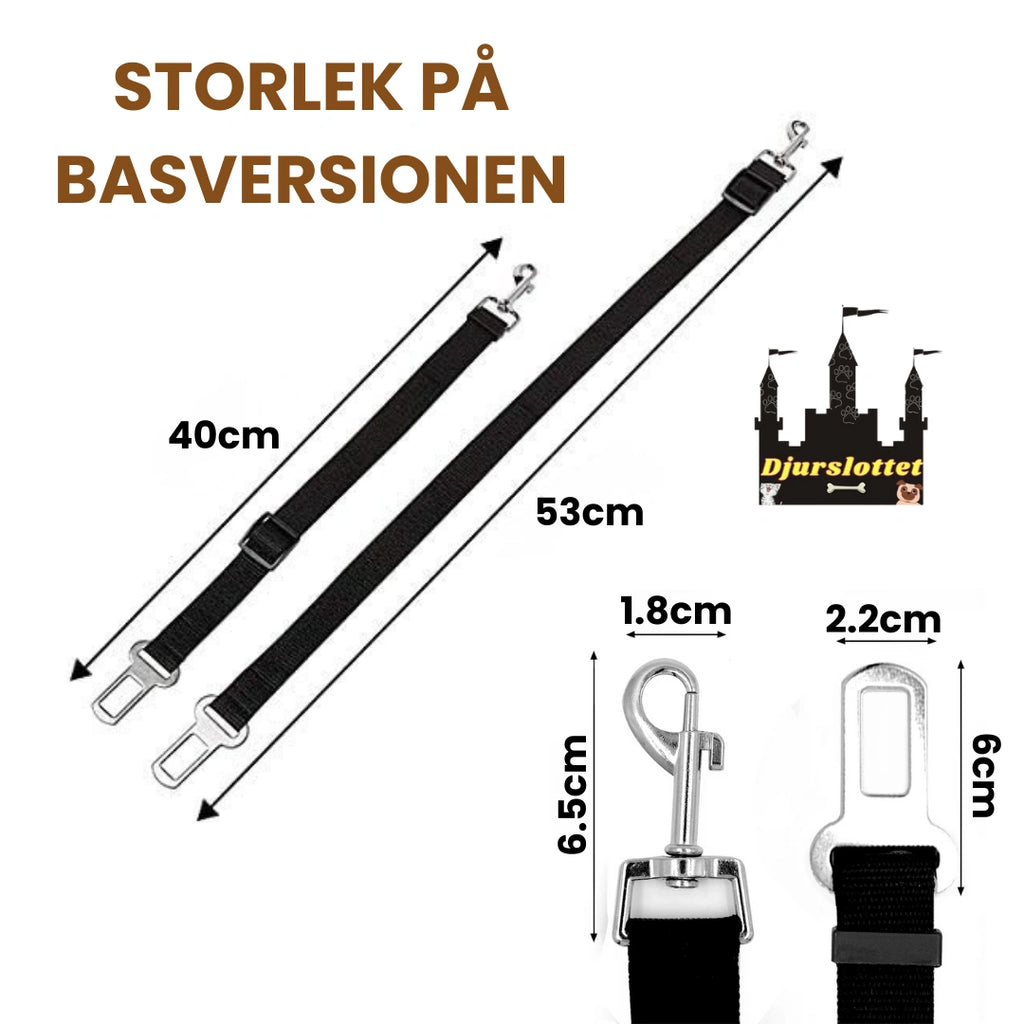 Säkerhetsbälte för husdjur Basversionen -Djurslottet