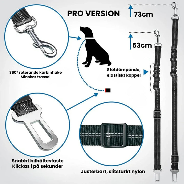 Säkerhetsbälte för husdjur Pro version-Djurslottet