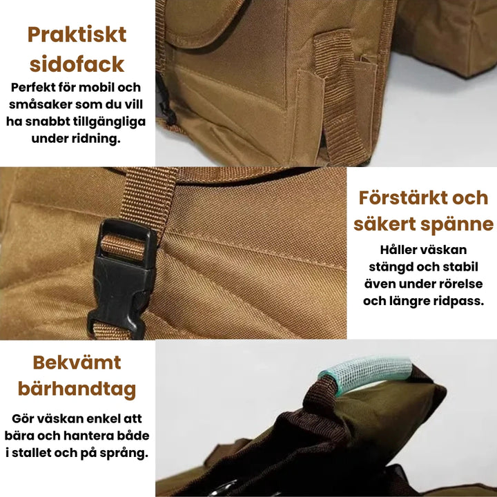 Sadelväska Häst Praktiskt sidofack - Djurslottet