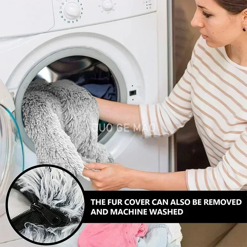 CozyCloud Stor Hundbädd för människor - Djurslottet