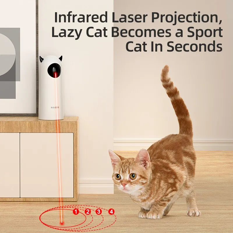 Automatisk laserpekare kattleksak - Djurslottet