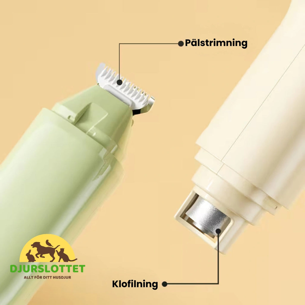 Silvetti Klofil med Tasstrimmer Klofilning - Djurslottet