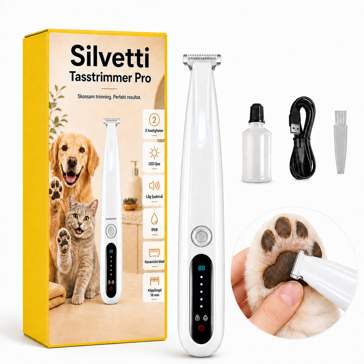Silvetti Tasstrimmer Pro - Djurslottet