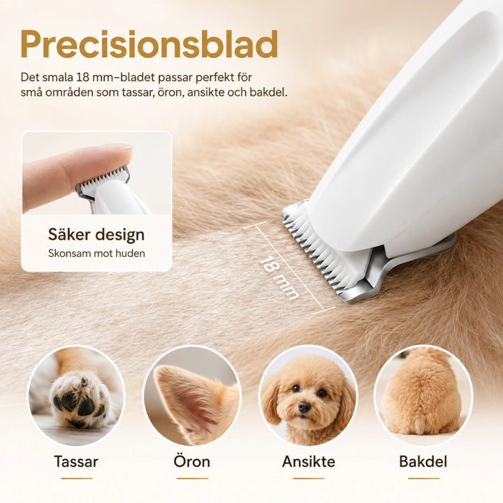 Silvetti Tasstrimmer Pro keramiskt precisionsblad - Djurslottet