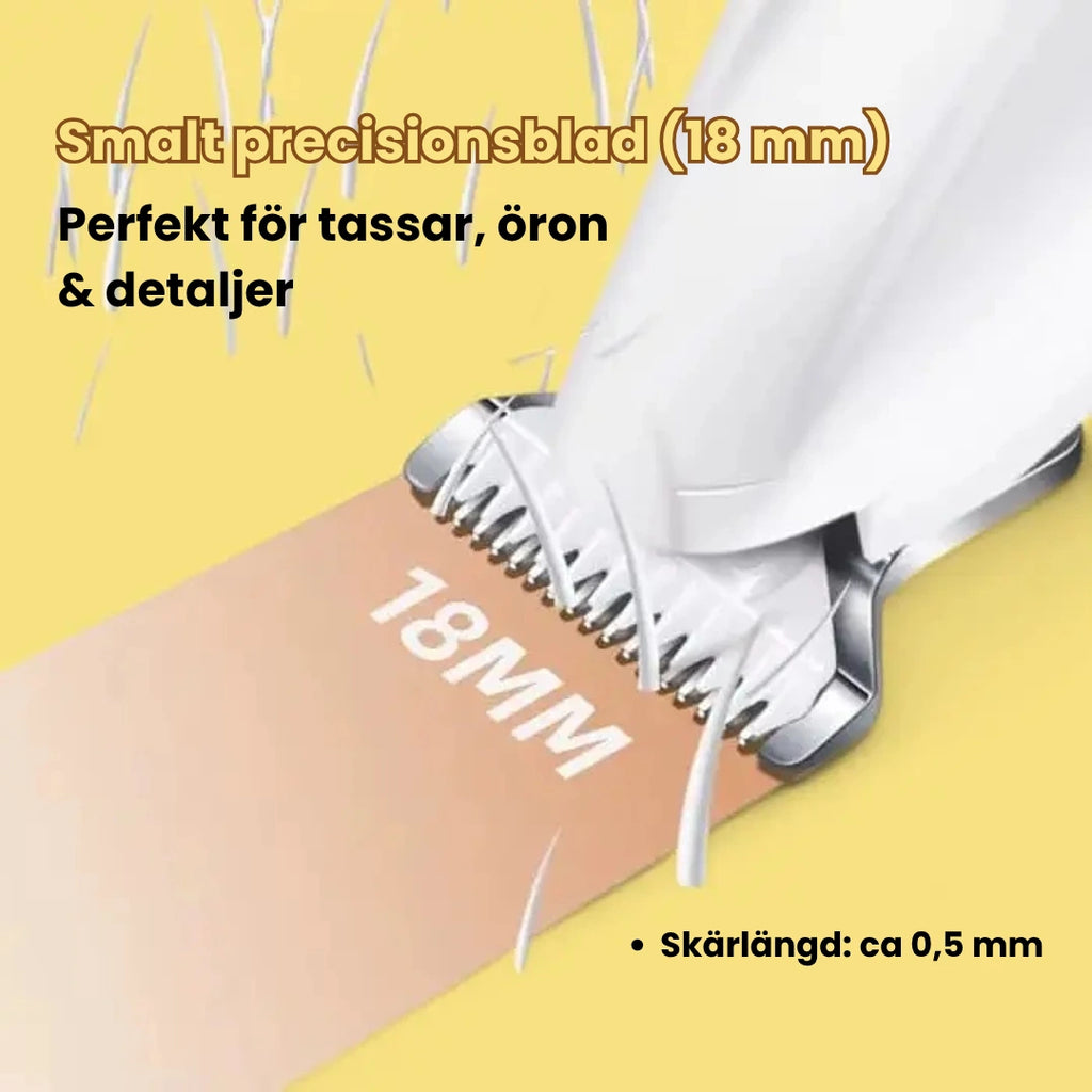 Silvetti Tasstrimmer Smalt precisionsblad (18 mm) och skärlängd på 0,5mm- Djurslottet 
