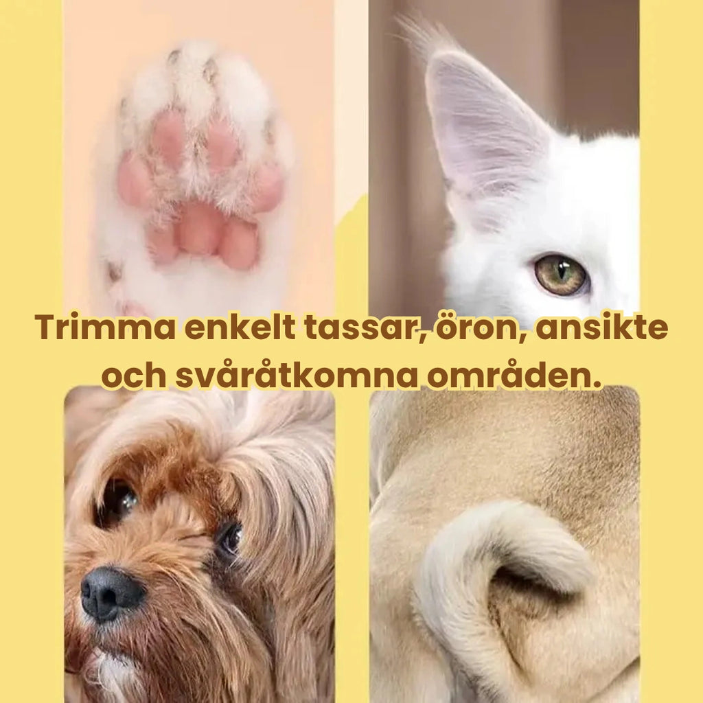 Silvetti Tasstrimmer Trimma enkelt tassar, öron, ansikte och svåråtkomna områden. - Djurslottet