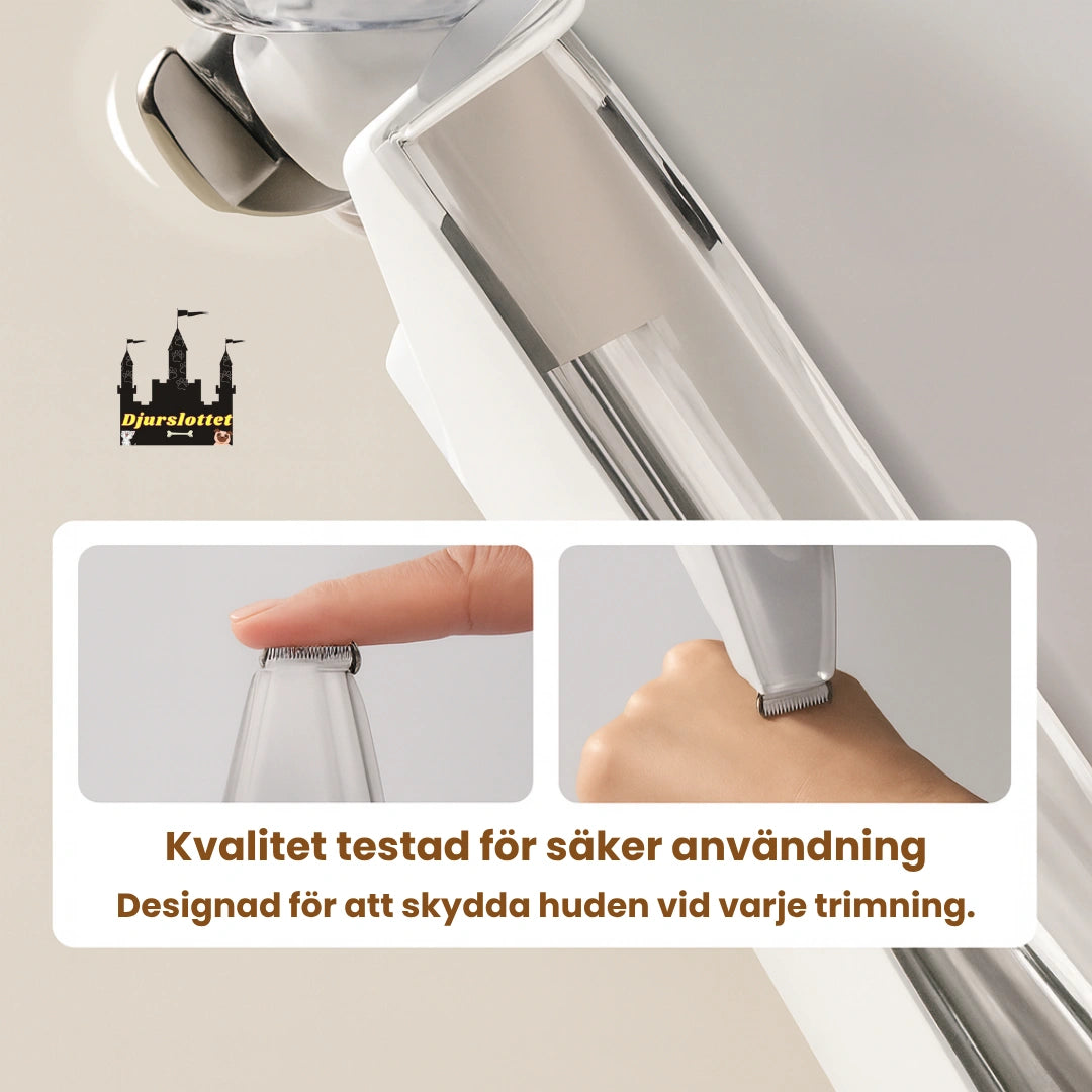 Silvetti Tasstrimmer med dammsugare Kvalitet testad för säker användning-Djurslottet
