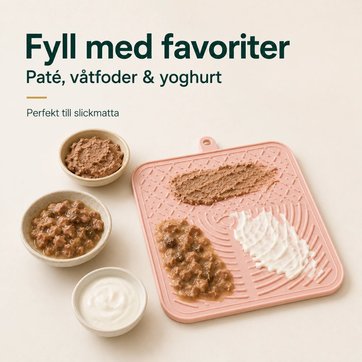 Slickmatta fyll med favoriter - Djurslottet
