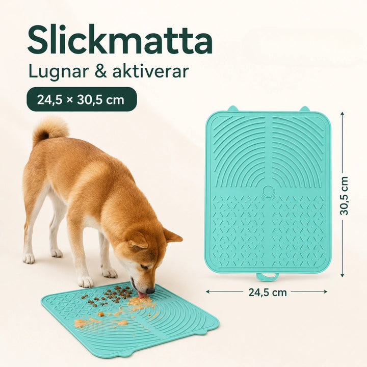 Slickmatta storlek - Djurslottet