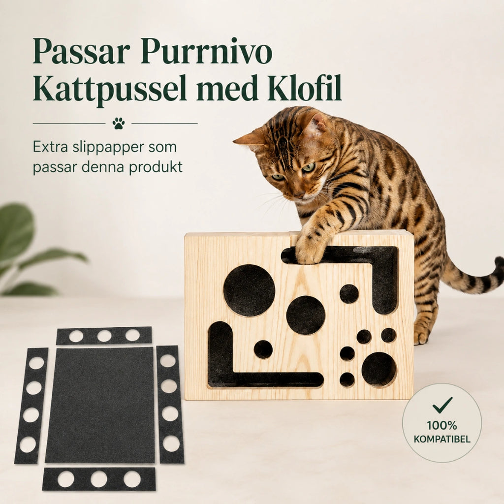 Slipark till Purrnivo Kattpussel med Klofil passar - Djurslottet