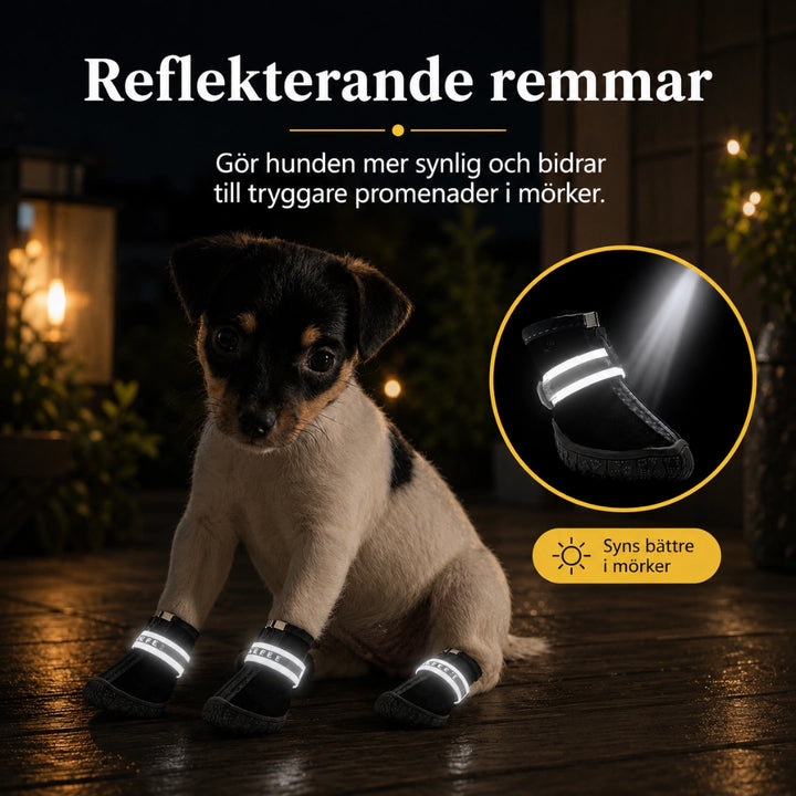 SolStep Hundskor reflekterande band synlighet - Djurslottet
