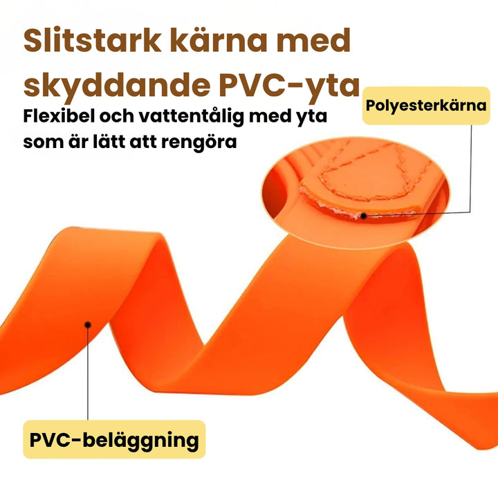 Spårlina för hund Slitstark kärna med skyddande PVC-yta Djurslottet