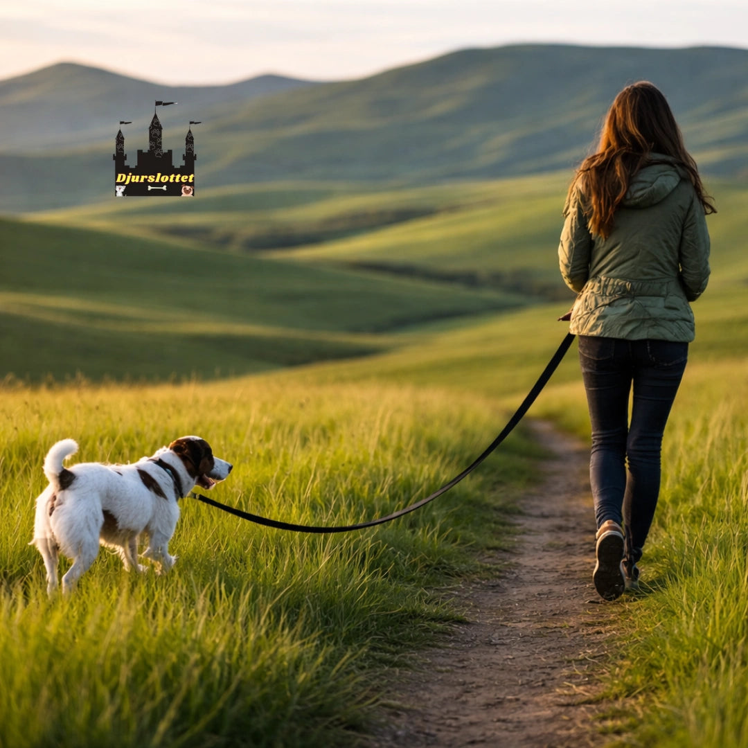 Spårlina för hund Trygg och slitstark spårlina för träning i öppna miljöer  - Djurslottet