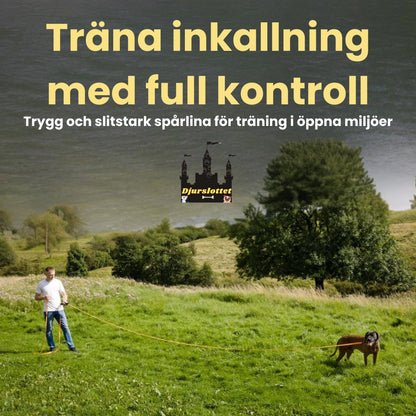 Spårlina för hund klarar tuffa tag Träna inkallning med full kontroll - Djurslottet