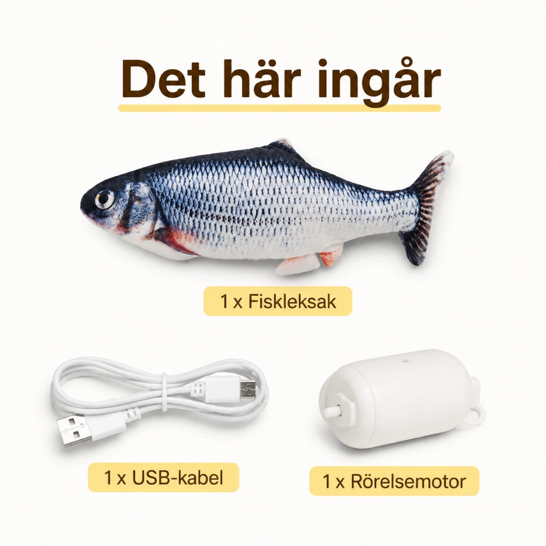 Sprattlande fisk det har ingar - Djurslottet