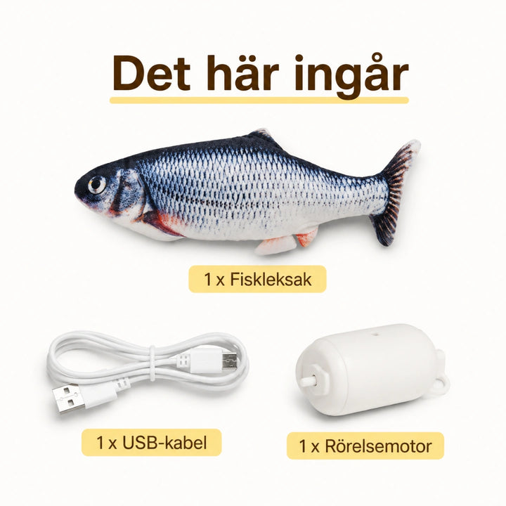 Sprattlande fisk det har ingar - Djurslottet