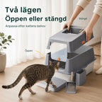 SteelBox Rostfri Kattlåda anpassa efter kattens behov - Djurslottet