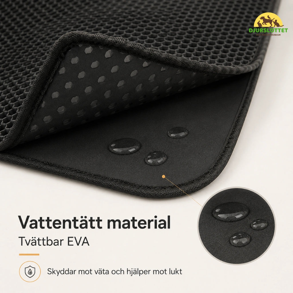 Stor Kattlådematta vattentatt material - Djurslottet