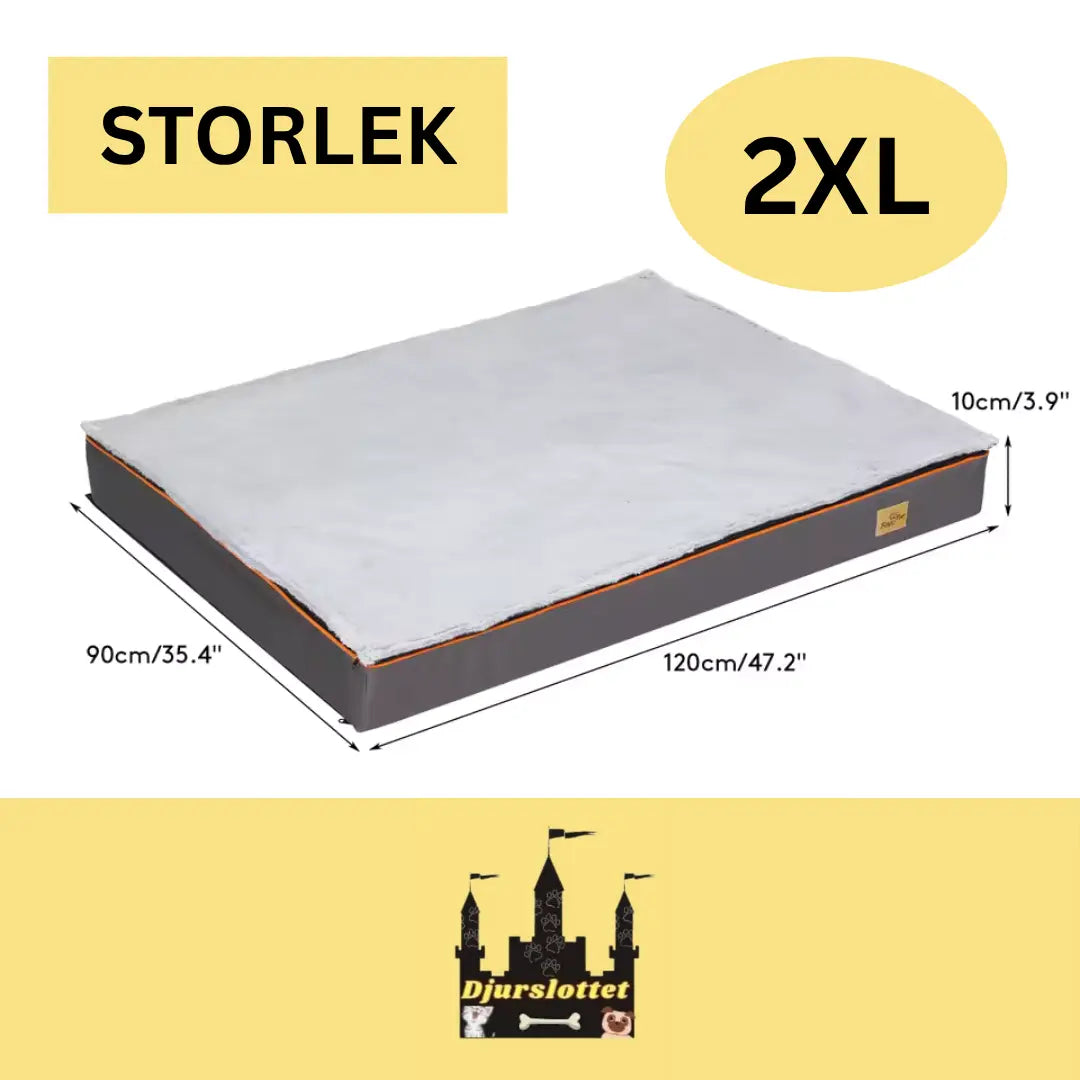 Storlek 2XL av Platt Hundbädd - Djurslottet