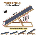 Storlek L Justerbar hundramp -Djurslottet