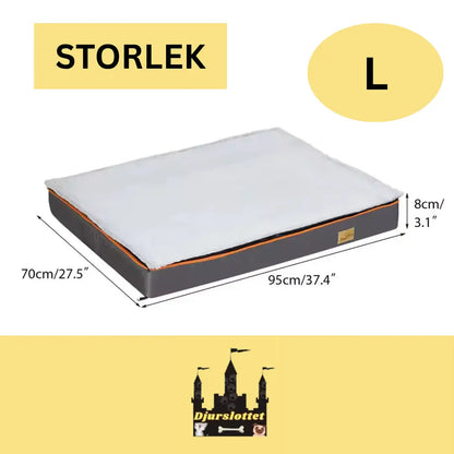 Storlek L av Platt Hundbädd - Djurslottet