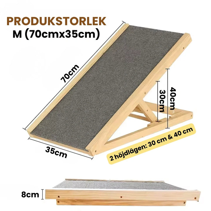 Storlek M Justerbar hundramp-Djurslottet
