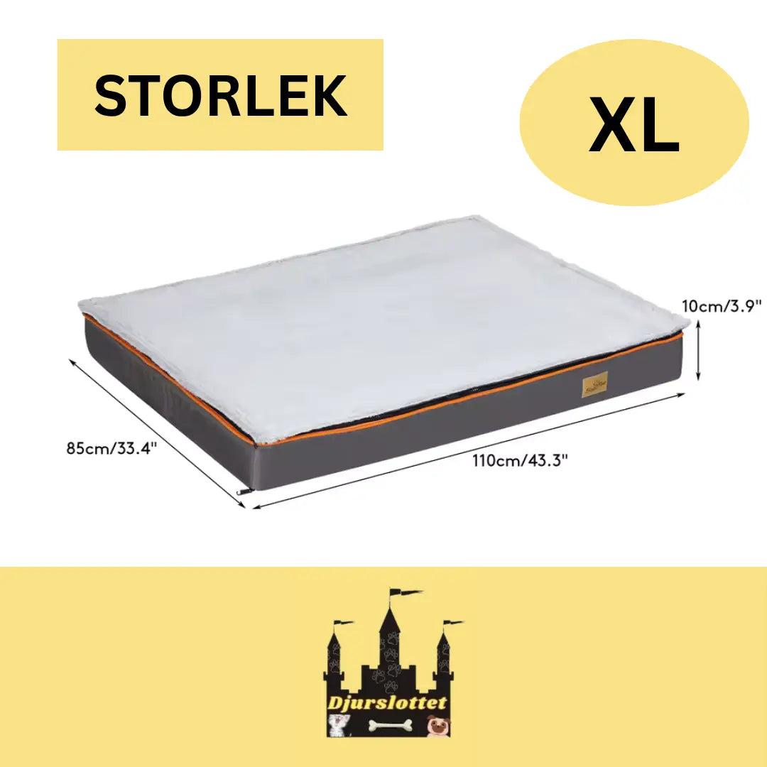 Storlek XL av Platt Hundbädd - Djurslottet