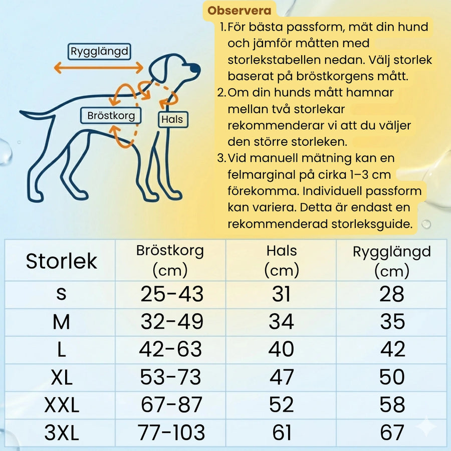 Storlek av Detixy Kylväst - Djurslottet