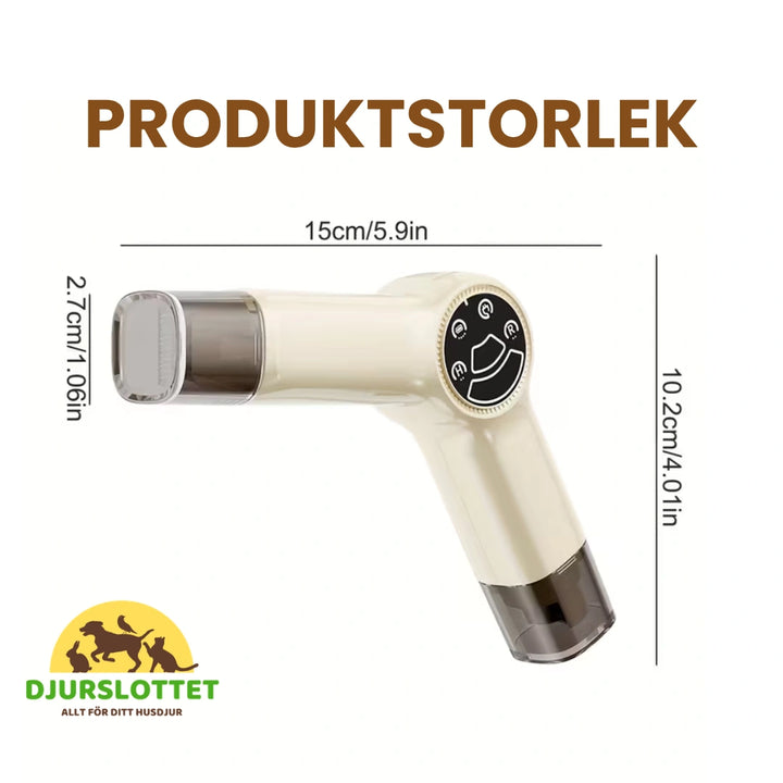 Storlek av Silvetti Klofil med Tasstrimmer - Djurslottet