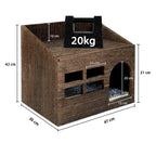 Storlek av Trähus för katt inomhus- Djurslottet