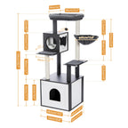 klösträd med Förvaringsskåp - Djurslottet