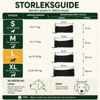 Storleksguide för öronskydd till hund i S, M, L och XL - Djurslottet