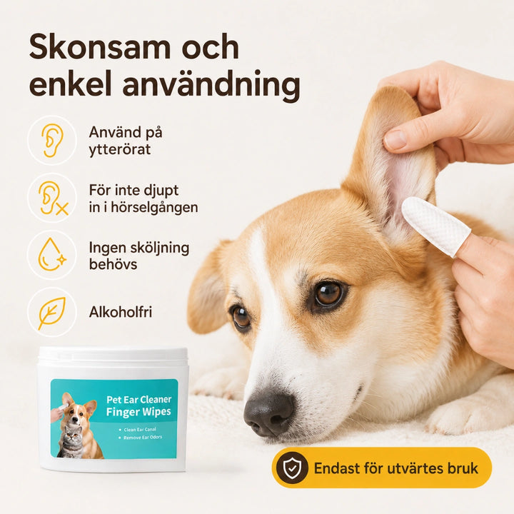 TailCare Öronrengöring för Hund & Katt skonsam - Djurslottet