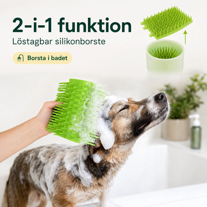 Tassrengörare 2-i-1 funktion - Djurslottet